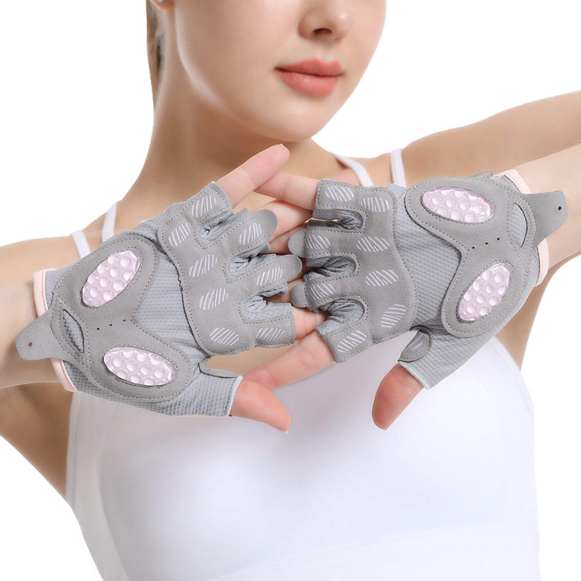 HS-121 Fitness Anti Slip Weight Lifting Gloves For Men And Women