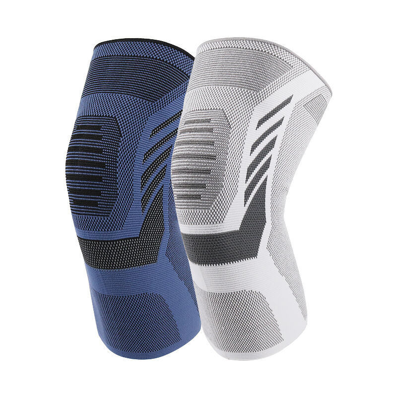 8104 Nylon and spandex knitting lightweight knee sleeve for running