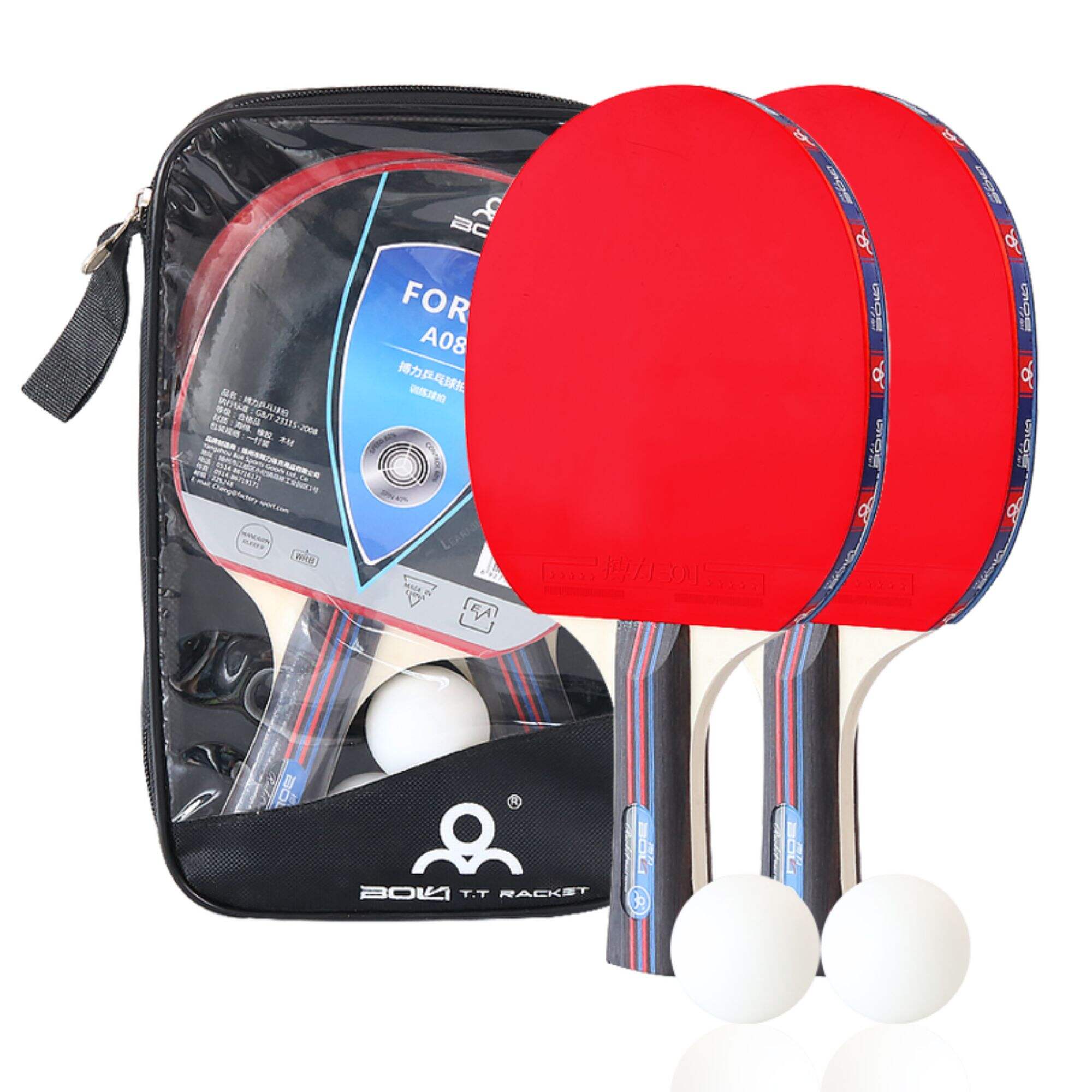 A08 Easy To Use Pingpong Table Tennis Racket Set
