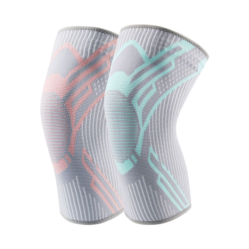 8101 High elastic compression nylon knitting knee sleeve for sports