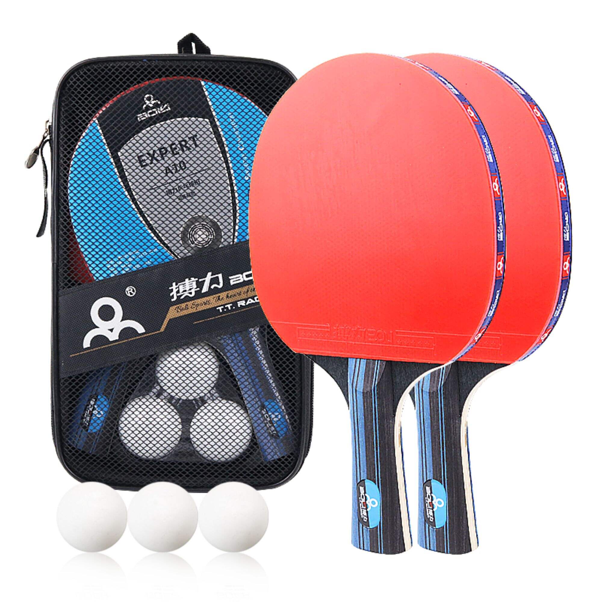 A10 Professional Table Ping Pong Bat Tennis Racket Set