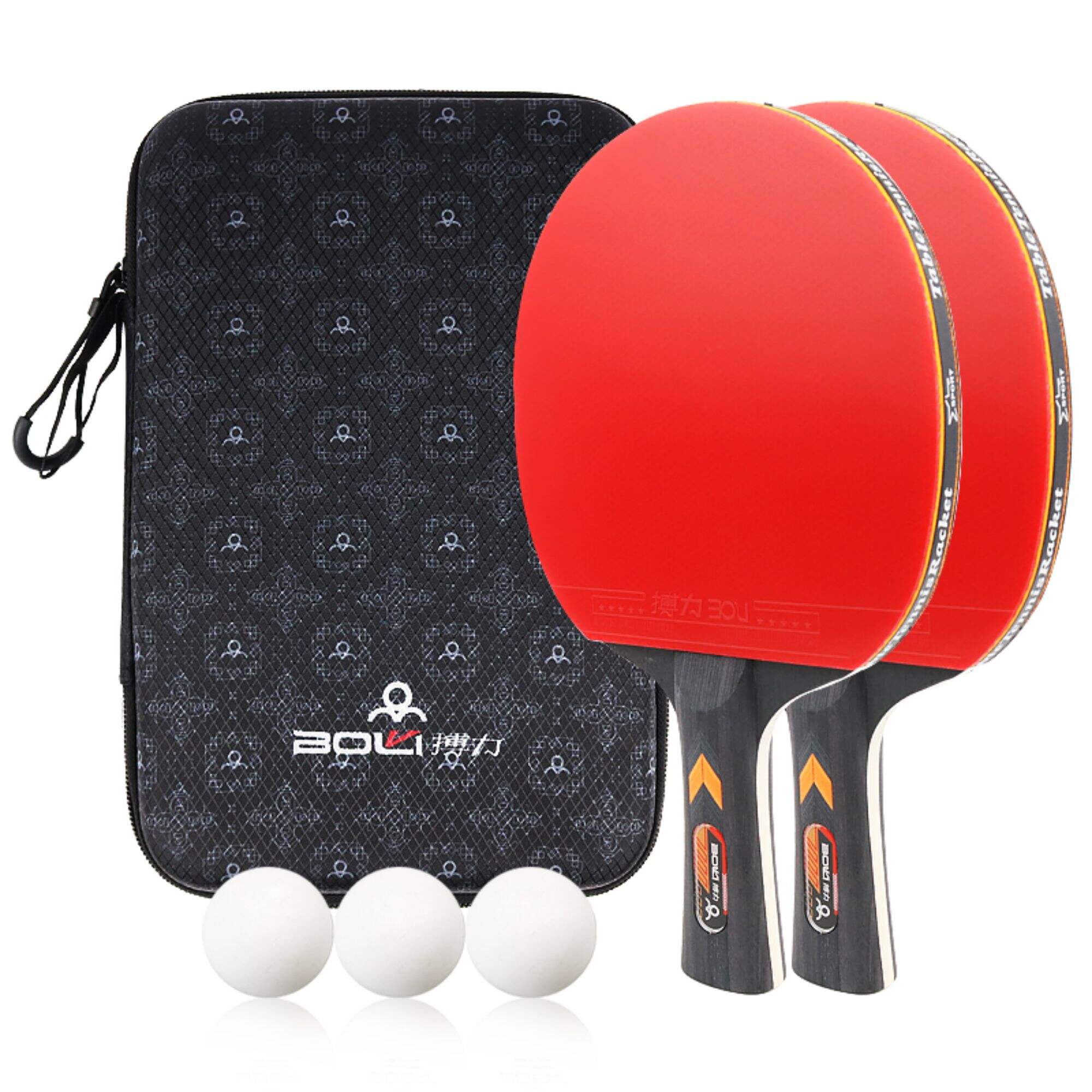 F01 Portable Table Tennis Racket Sets With 2 Paddles And 3 Balls