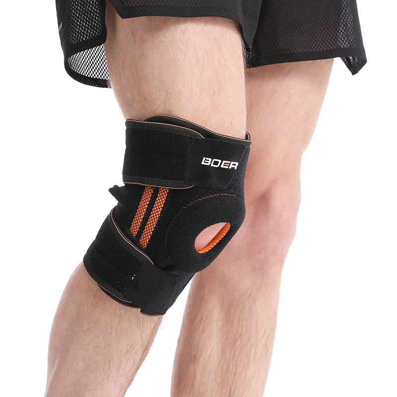 HX-7907 Neoprene anti-slip adjustable knee brace for sports