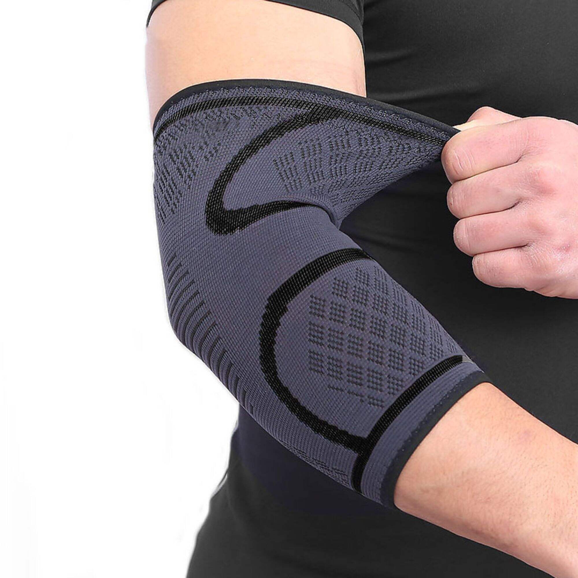 7547 Classic style elastic nylon knitting elbow sleeve for sports