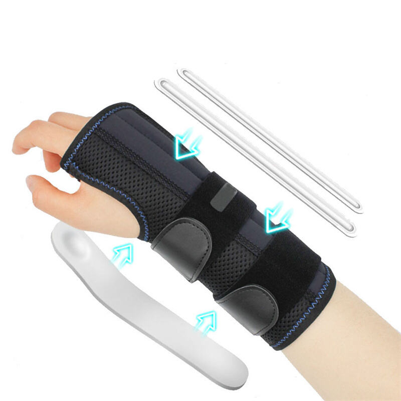 HS-1688 Hand And Wrist Brace Support Removable Splint Palm Band For Wrist Injury