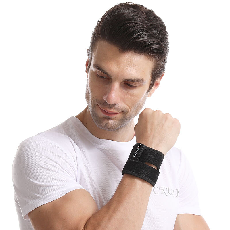 HW-1637 Adjustable Thin And Breathable Wrist Band Wraps For Pain