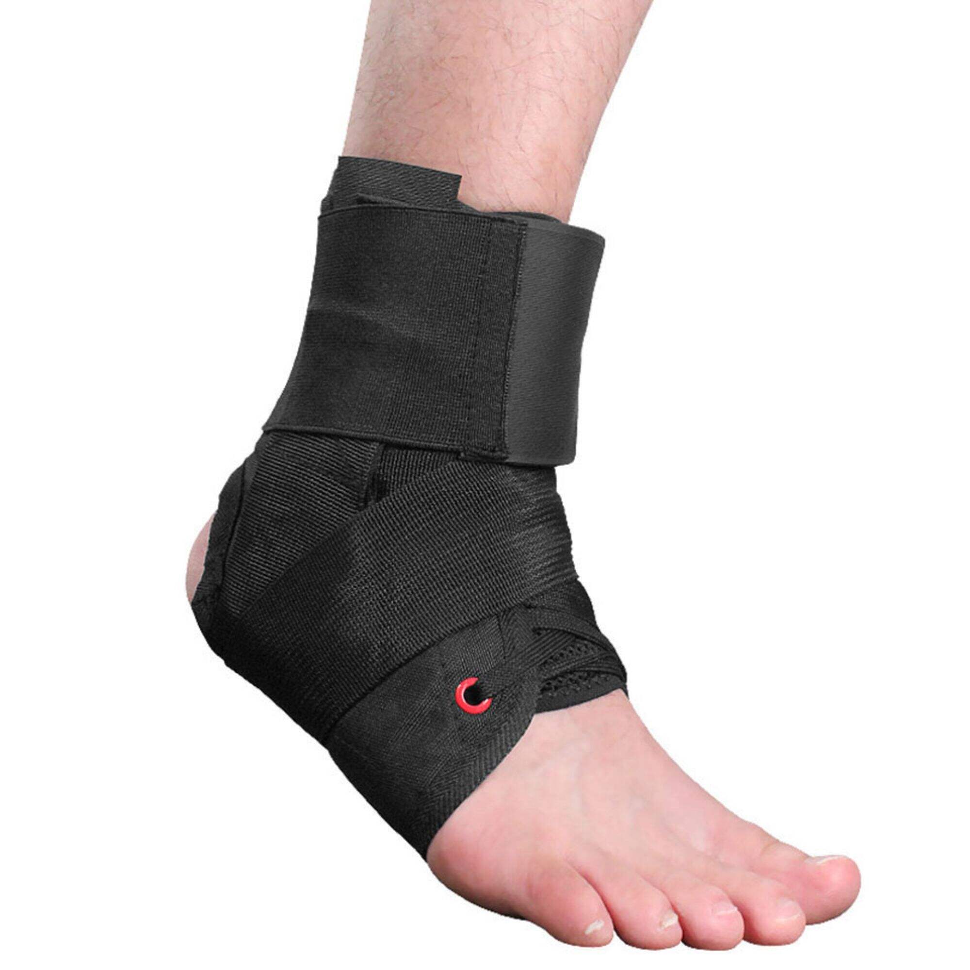 7138 Sports Orthopedic Ankle Brace Lace Up Adjustable Ankle Support Guard