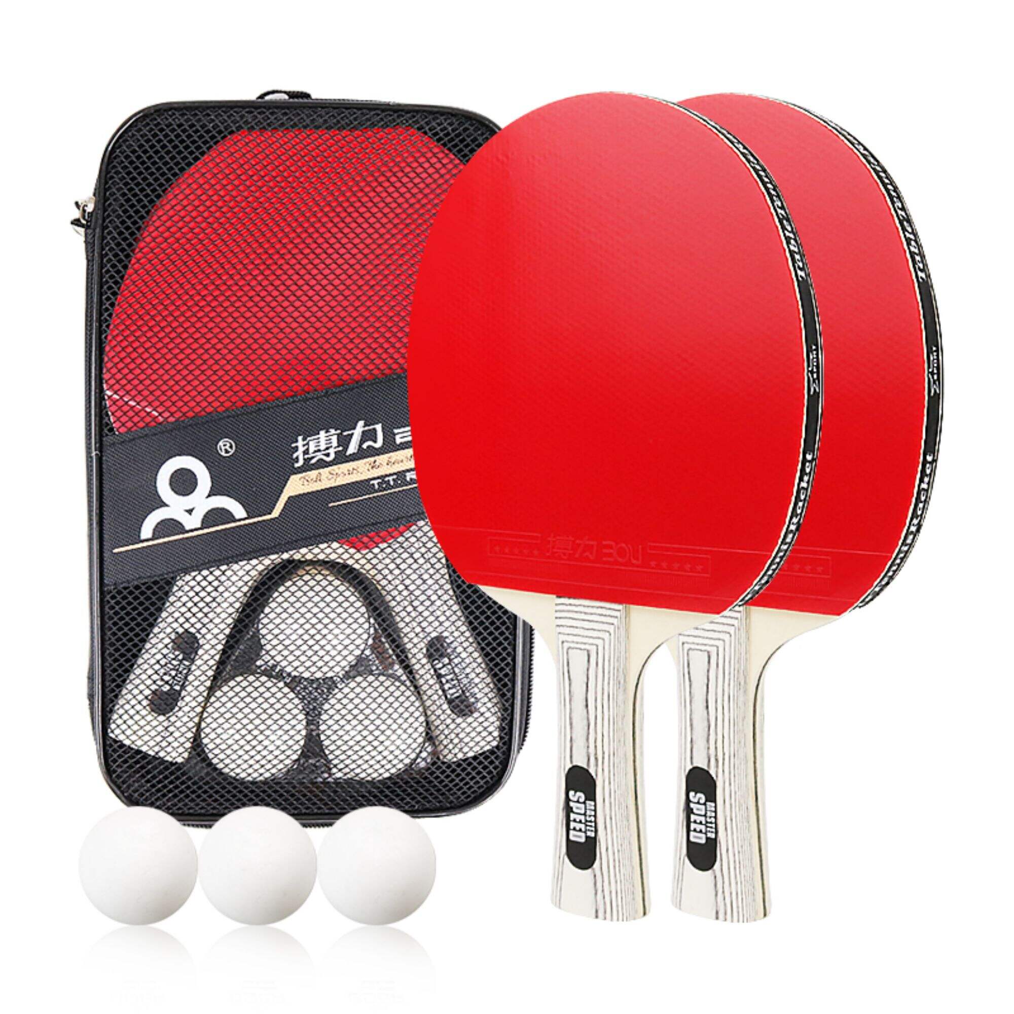 E21 Boli Poplar Table Tennis Racket Cover Bag Paddle Set