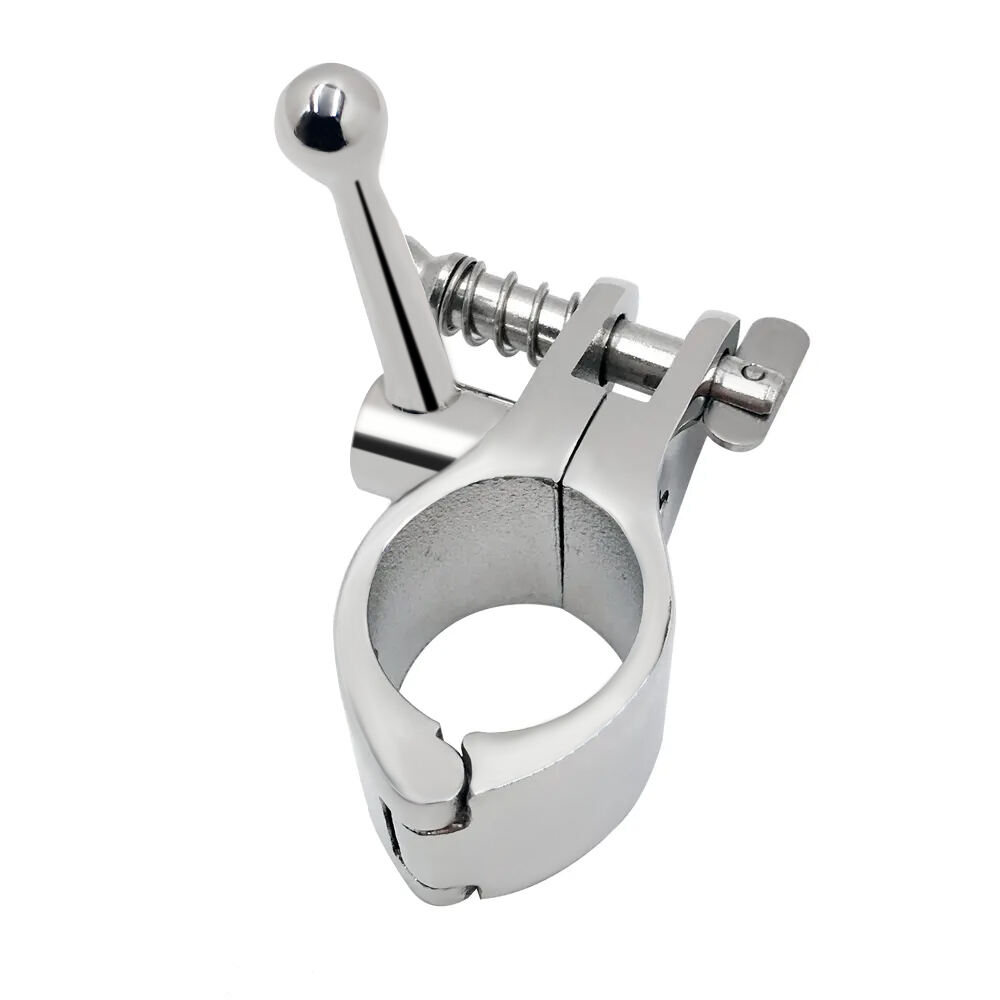 product wrench type pipe clamp with pin stainless steel marine fitting687-4