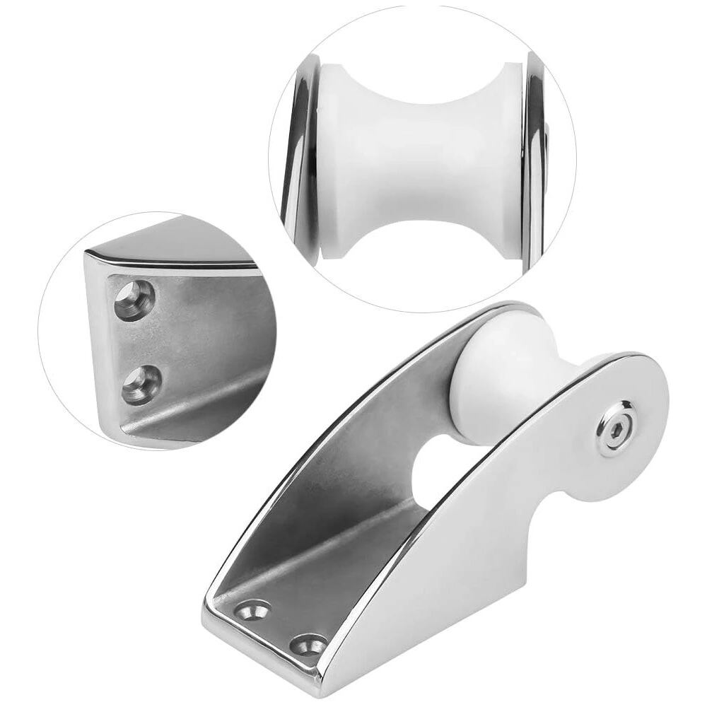 Boat Stainless Steel 316 Casting Bow Anchor Roller Fixed Bracket