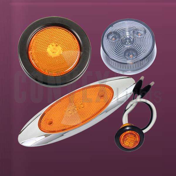 3 4 LED Clearance Lights for safety