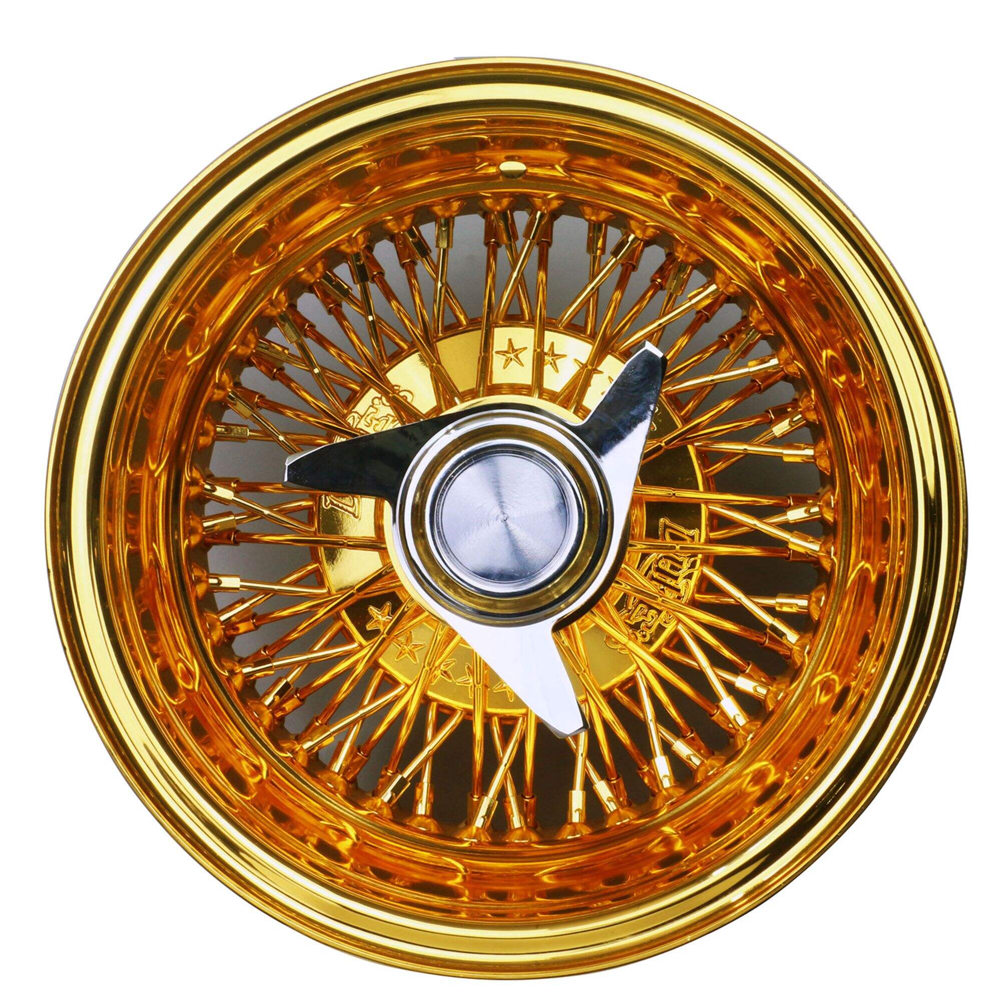 Gold Spoke Wire Wheels