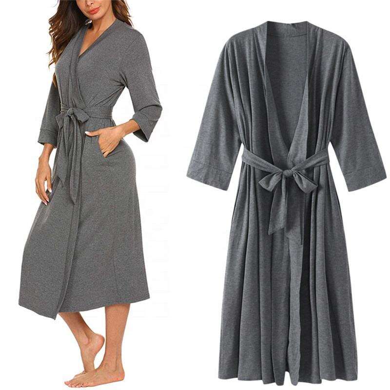 New star hotel comfortable breathable cotton bathrobe