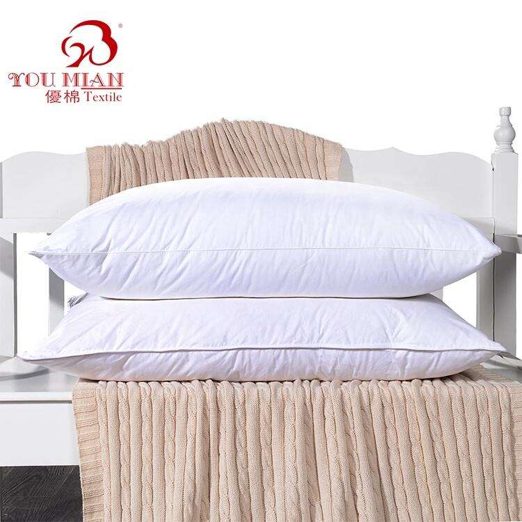 White Down Alternative Microfiber Hotel Bed Pillow