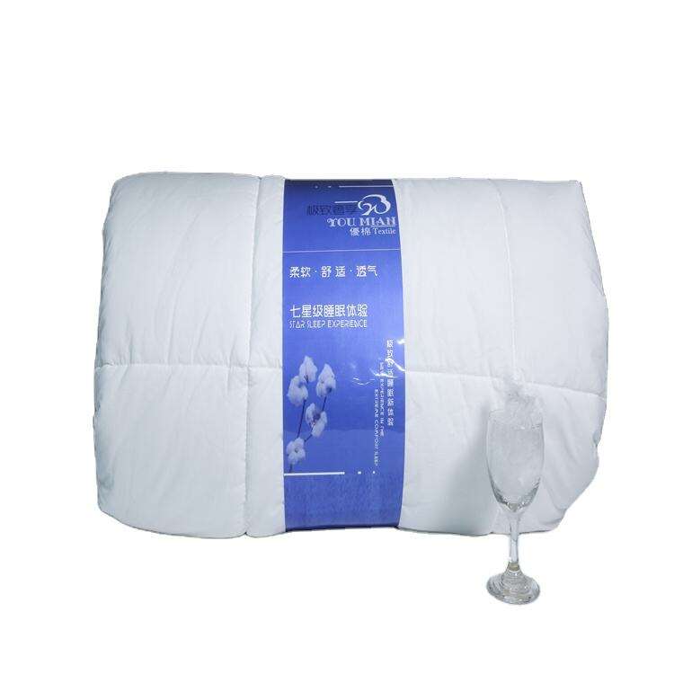 100% Cotton Downproof Lông ngỗng trắng Lông vịt Làm đầy chăn bông Chèn chăn bông