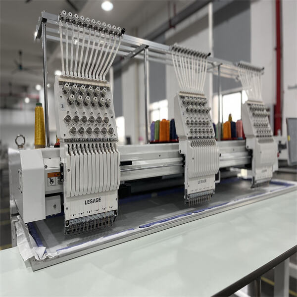 Experience precision and speed with a commercial embroidery machine