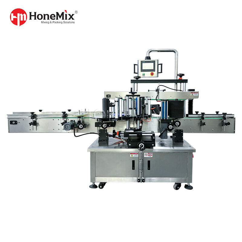 Automatic Double Side Round Bottle Flat Bottle Labeling Machine