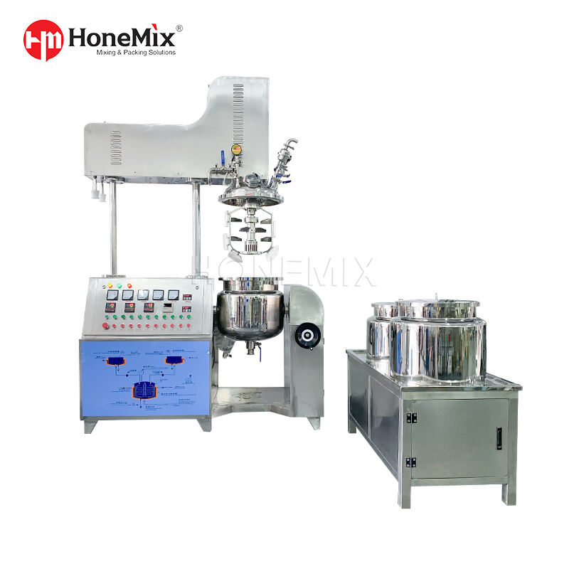 Vacuum Upper Homogenizer Moisturizing Cream Making Machine