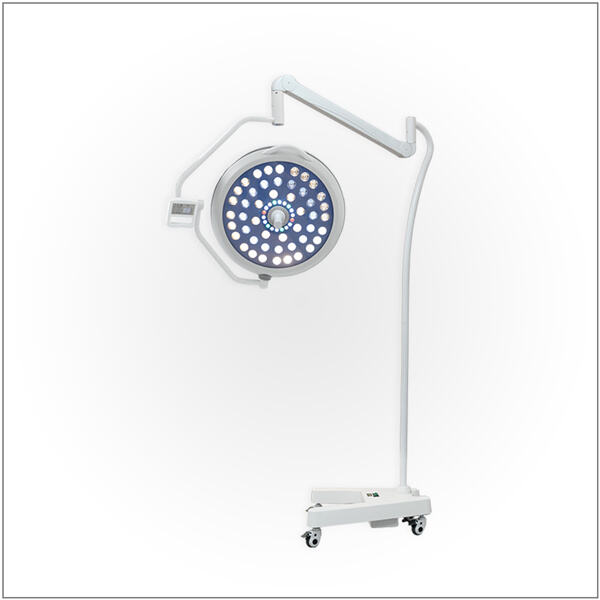 Ergonomically designed light heads for seamless integration into any operating room lay