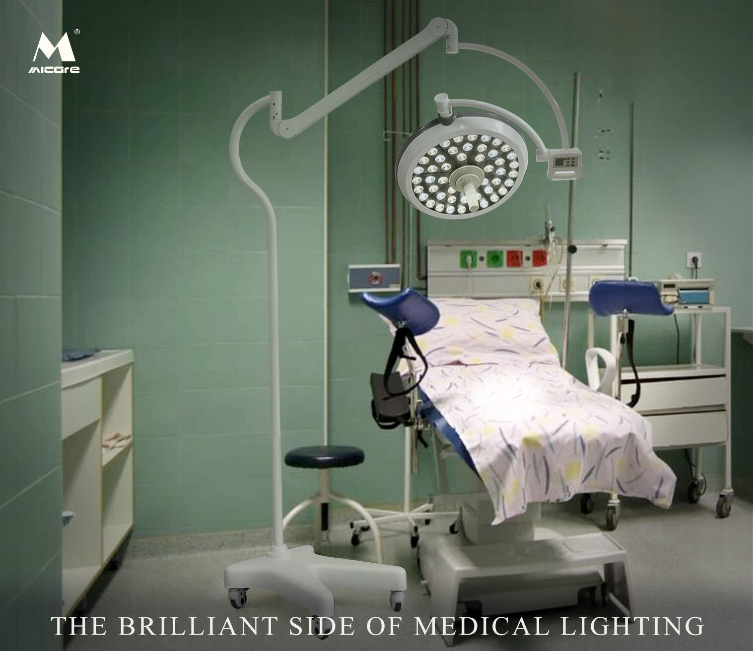 MICARE Power led E500L Surgical Light Movable Operating Lamp Hospital Operating Lamp supplier