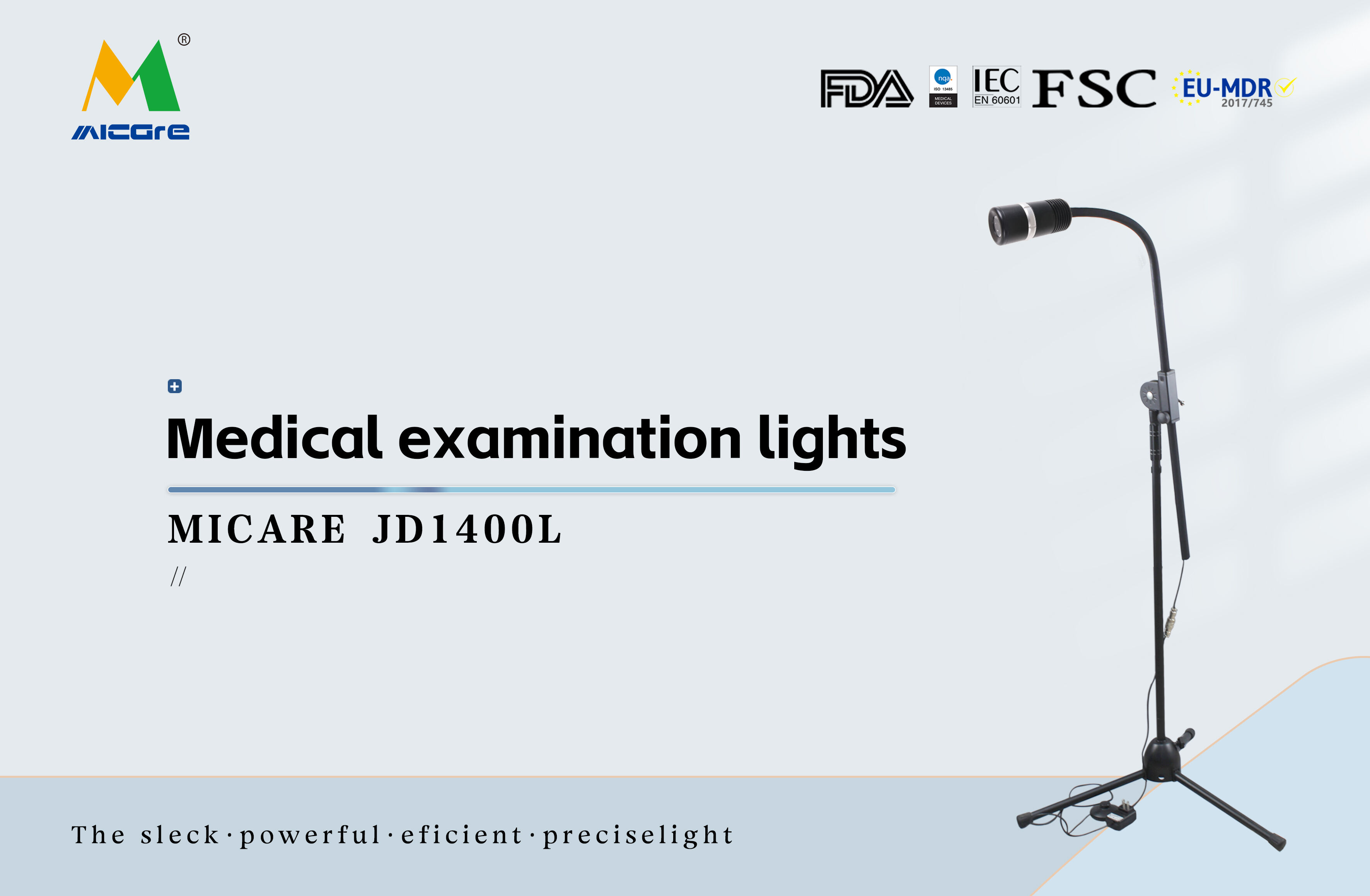 MICARE JD1400L Floor  lamp Orthopedics   Ophthalmology Hospital operation illuminating lamp  factory