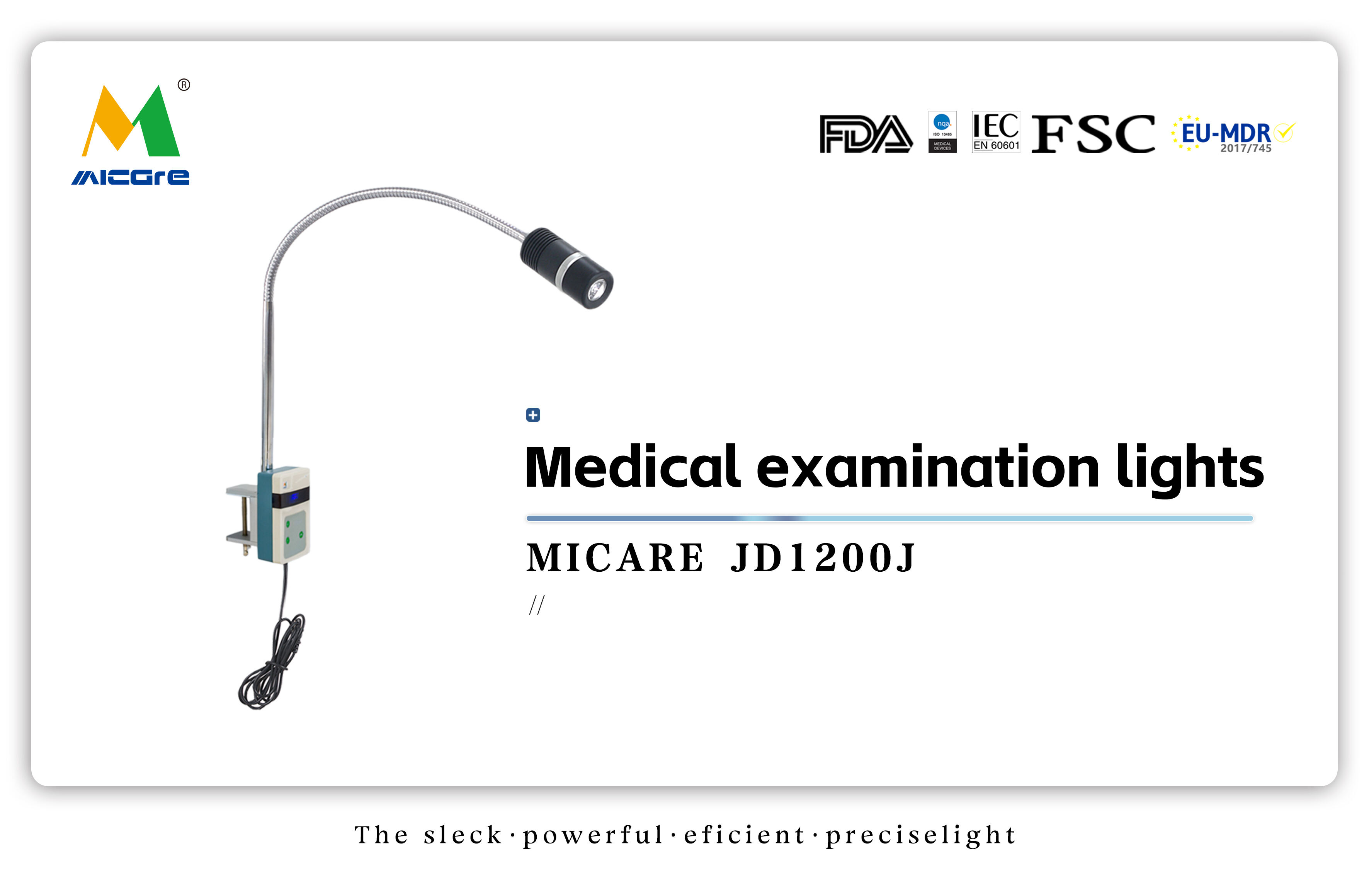 MICARE JD1200J Лампа за преглед 12w Регулируемо дентално/ветеринарно хирургическо осветление производство