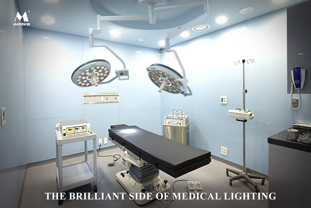 MICARE  Power led plus E500 500 LED bulbs for General surgery department  Ceiling LED Surgical Medical Exam Light Shadowless Lamp details