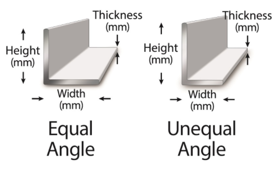 L shaped angle steel 316L stainless equal unequal steel angle bar factory