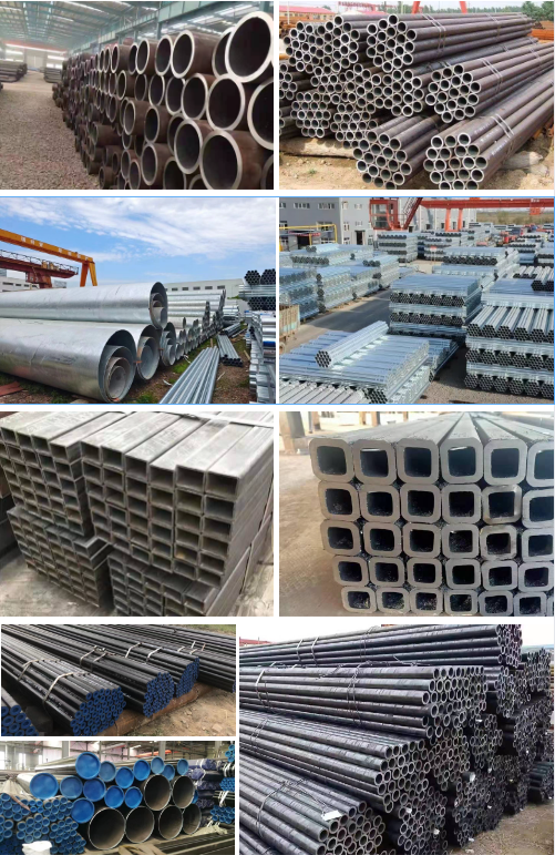 Oil Casing Welded Export Supplier Fluid Galvanized Industrial Iron Carbon ASTM A283 A178-C Seamless Steel Tube details