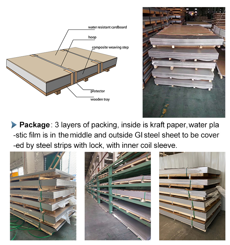 Stainless Steel Sheet Gold Color Aisi Astm 201/304/316/321/904L/2205/2507 Stainless Steel Plate details