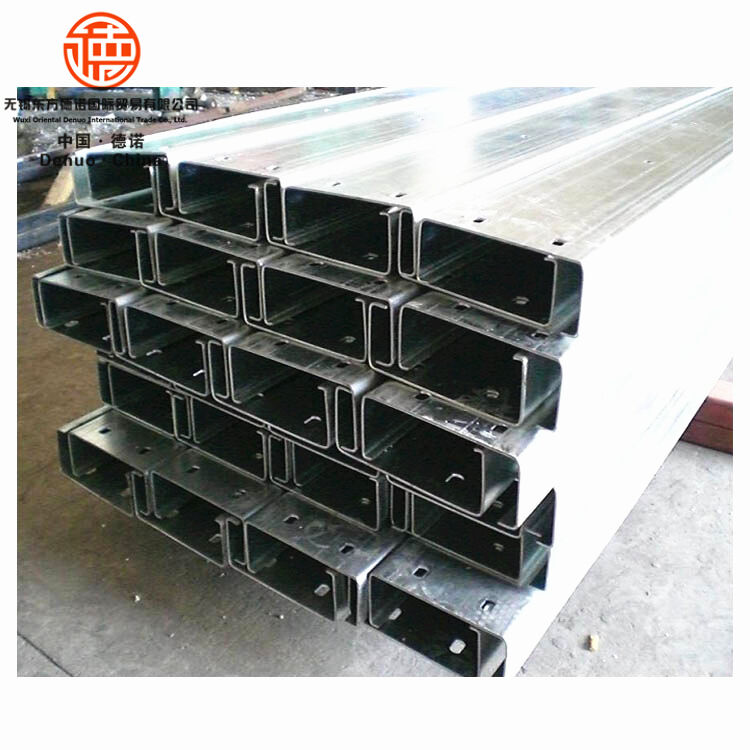 Carbon Steel Profiles Purlin Structural ASTM S235JR S275J2 C U S275JR U-shaped Channel Steel supplier