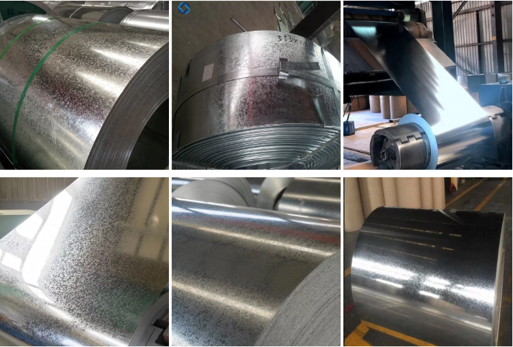 Zinc Coated Carbon Steel SPCC DC54D Hot Rolled Dipped Galvanized Steel Coil DC56D details