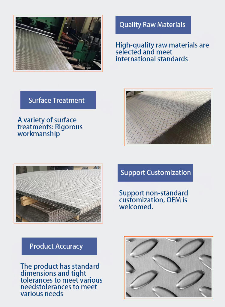 Шаблонна плоча от неръждаема стомана 301 304 316 Противоплъзгащи се диаманти/карирани на протектора/релефни карирани детайли от неръждаема стомана