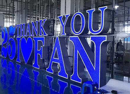 P2.5 LED Letter Display