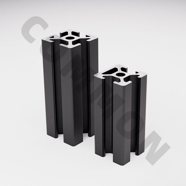 Black Anodized Aluminum T Slot Profiles