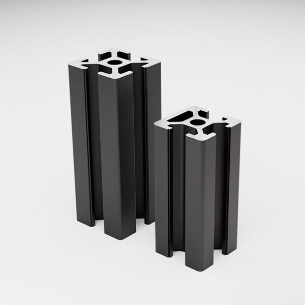 Streamlined Design with Black Anodized Aluminum T Slot Systems