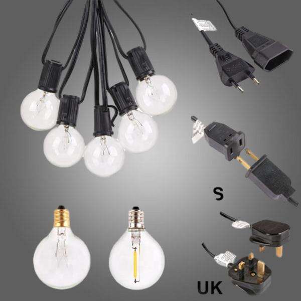 Break the traditional mold with black Christmas lights