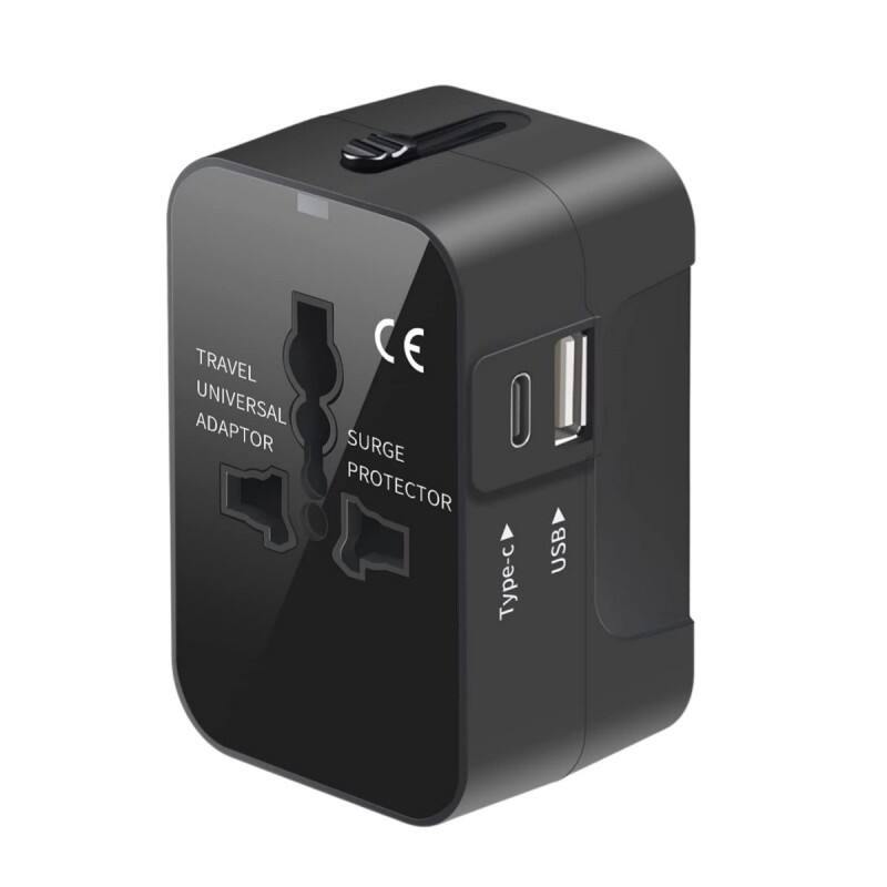 Universal Travel Adapter International Wall Charger with Type C USB Charging Ports factory