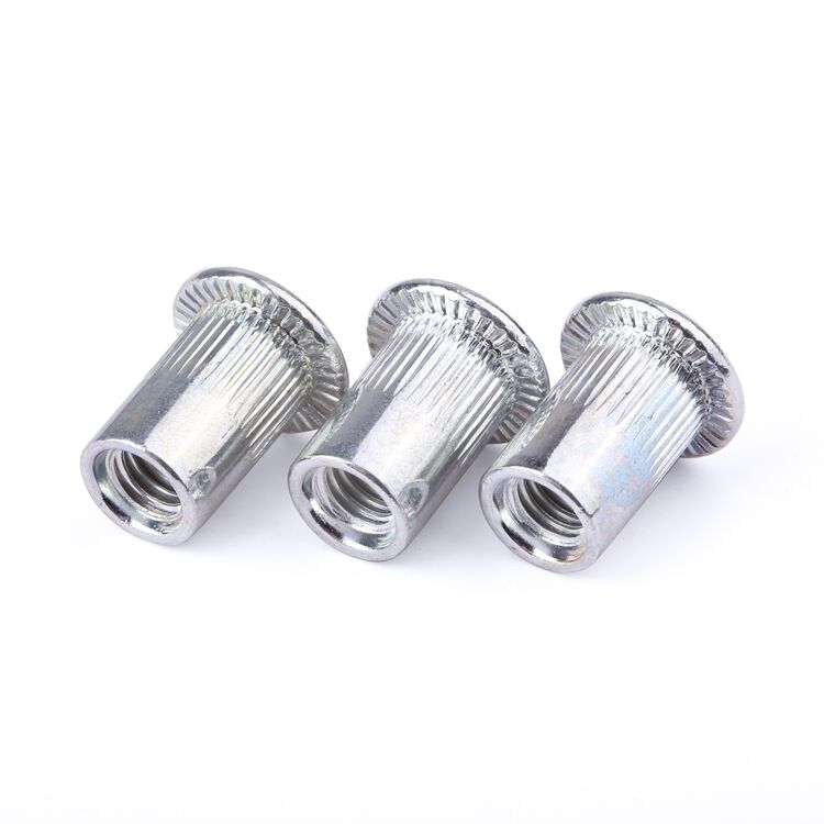 Factory price fastener M3-M8 flat reduced head stainless steel rivet nut blind rivet nut supplier