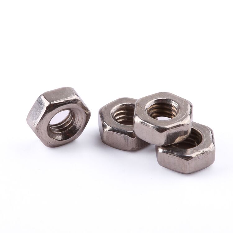 Hot sale DIN 934 stainless steel 304 A2-50 A2-70 M2-M12 hexagon hex nut fastener details