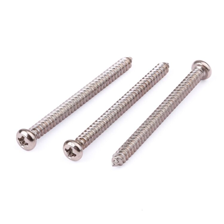 Factory price fasteners M2-M8 pan head phillips carbon steel self-tapping nails screws manufacture