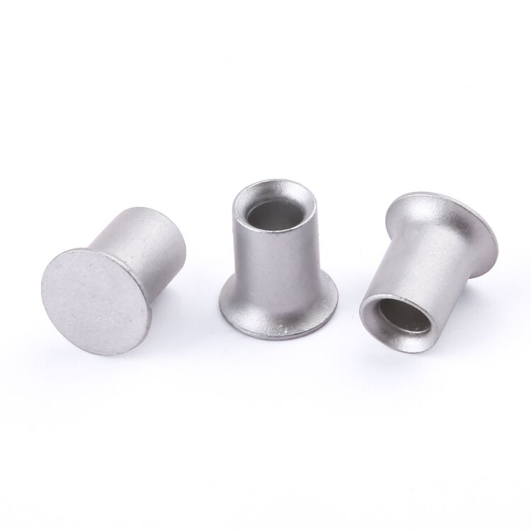 Non-standard customization flat rivet alloy steel silver grey dacromet for automobile industry supplier