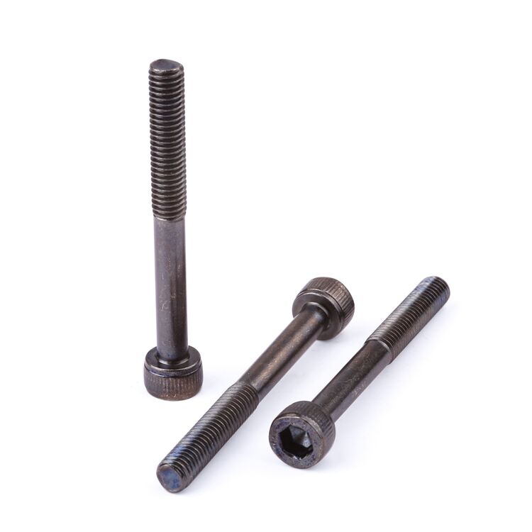 Factory price DIN912 10.9 12.9 grade black nickel allen bolt hex allen key screws details