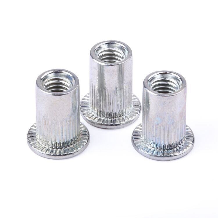 Factory price fastener M3-M8 flat reduced head stainless steel rivet nut blind rivet nut factory