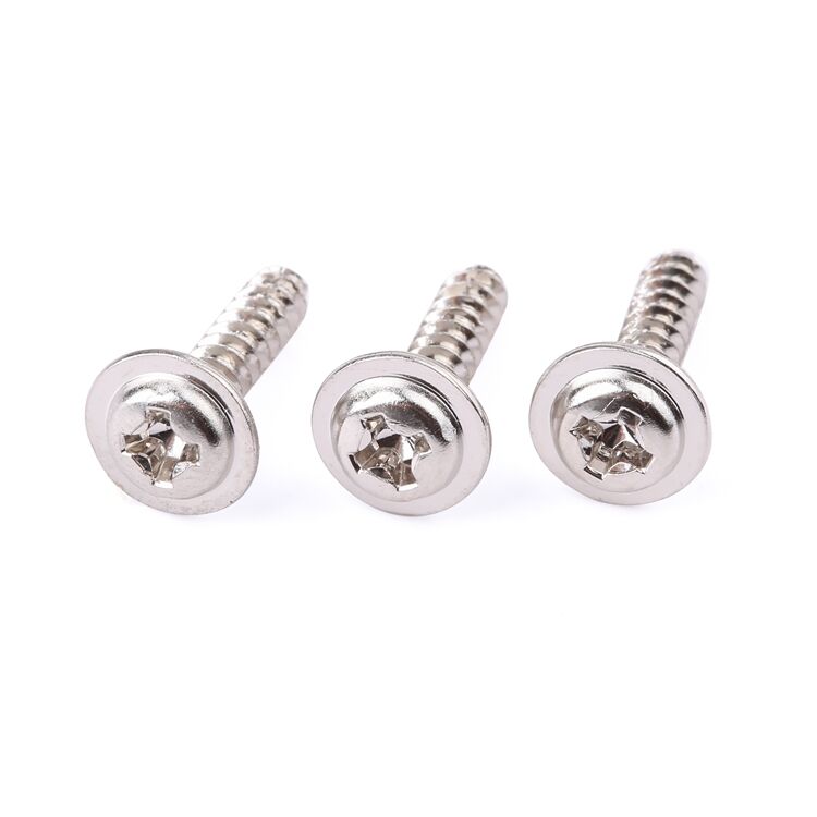 Factory fastener stainless steel SS304 SS316 A2-50 A2-70 cross recessed pan head with collar tapping screw DIN 968 manufacture