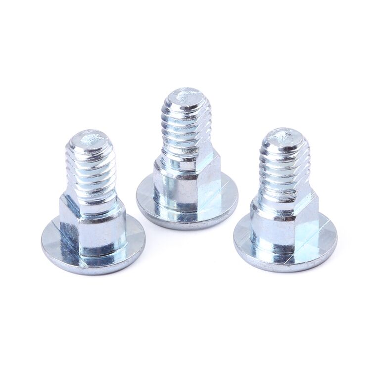 Non-standard customization step screw milling flat mechanical thread carbon steel blue zinc supplier