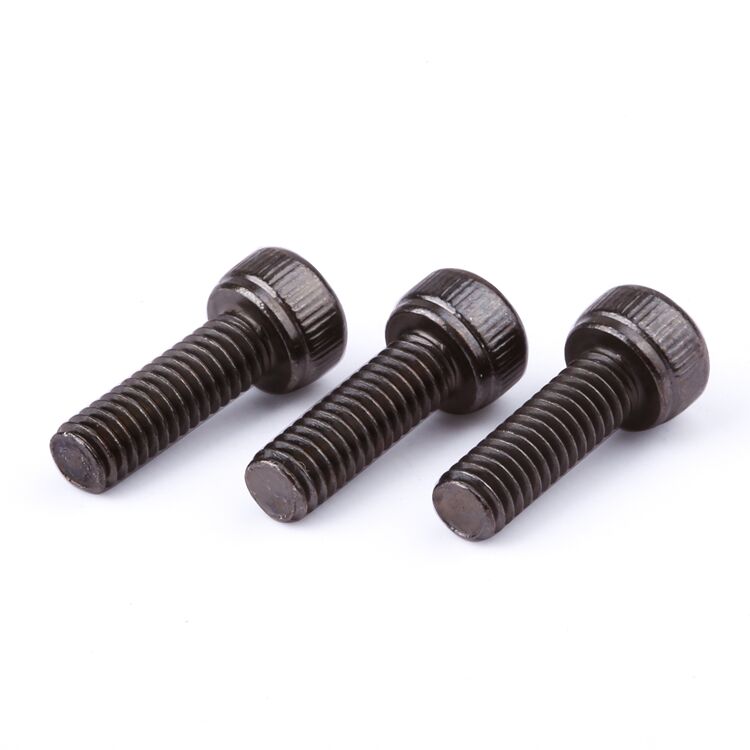 Hot item grade12.9 screws hexagon socket head screws high strength black nickel plated DIN912 details