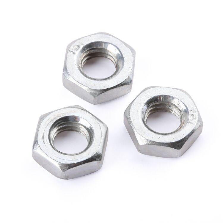 Fastener DIN 934 stainless steel 304 A2-50 A2-70 M2-M12 hexagon hex nut supplier