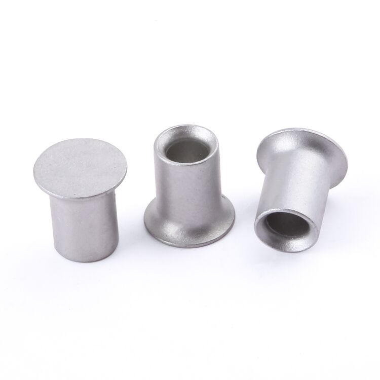 Non-standard customization flat rivet alloy steel silver grey dacromet for automobile industry supplier