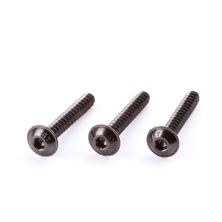 DIN7380 ISO7380 Class 12.9 high strength round head hexagon socket screws pan head screws half round cup screws manufacture